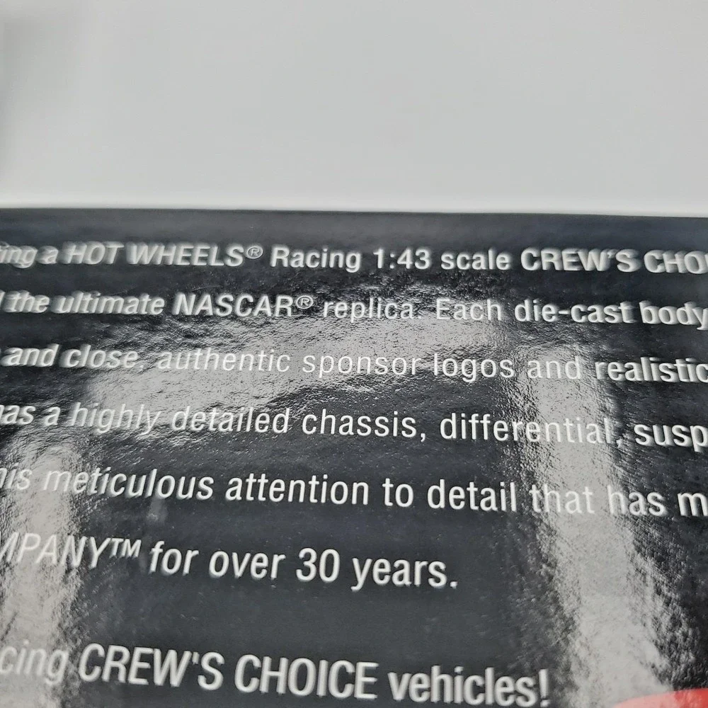 1999 Hot Wheels Crews Choice Nascar #55 Kenny Wallace Aerosmith 1:43 Monte Carlo
